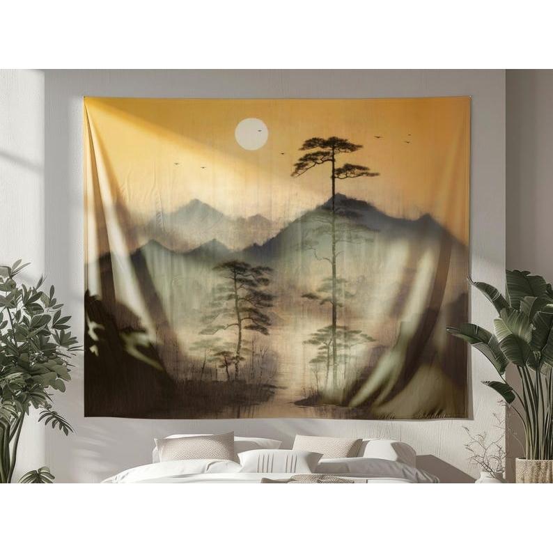 Japanese style art tapestry 75x100