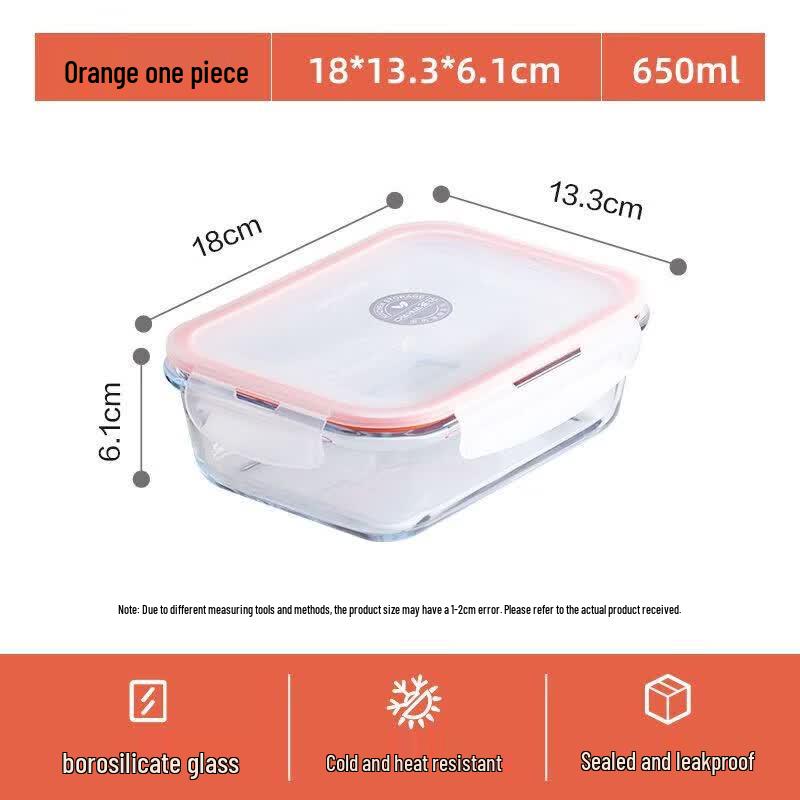 Camellia Microwave-Safe Glass Food Storage Containers