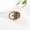 Retro Colorful Crystal Flower Basket Brooches Pins for Women Elegant Vintage Rhinestone Corsage Badges Party Pin Accessories