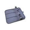 Space Efficient Silicone Utensils Holder With Hanging Hook Nonslip Base And Anti Mixing Channels For Modern Kitchens