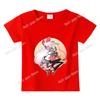 Hazbins Hotel Series Boys Girls TShirt Cute Kids Short Sleeve Tops Cartoon Print Child Clothing Summer Funny Birthday Gifts