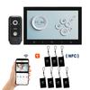 10 Inch 1080P HD Video Doorbell TY WiFi Smart Intercom with Mobile APP NFC Unlock BT 2 Band WiFi 2.4G 5G Smart Door