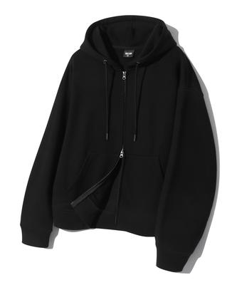 Trillion Essentials 2-Way Sweat Zip-Up (Black)