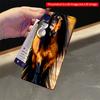 2DFlat Samsung Phone Case Golden Horse with Flowing Black Mane Applicable To Galaxy S22 S23 S24 S25ULTRA S26 A12 A13 A14 A15 A16