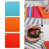 Practical Silicone Holder Mat Kitchen Heat Non-slip Resistant Trivet Pot Tray Straightener