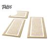 Set da 3pz Tappetini da Bagno, Tappeti da Bagno Altamente Assorbenti Antiscivolo, Tappetini Morbidi Lavabili per Lavandino del Bagno, WC, Vasca da Bagno