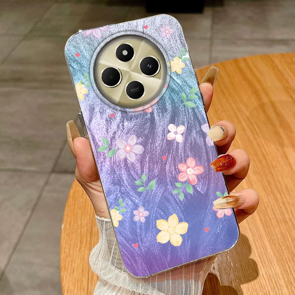 Gradient Colorful Butterfly For Xiaomi Redmi A5 A3 A3X A4 13C 14C Poco X7 Pro C71 C61 Phone Cases Clear Cover Soft Phone Case Funda Back Shell Bumper