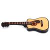Guitar Decoration Miniature Ornaments Mini Musical Instrument Model Gift Craft Black 15cm