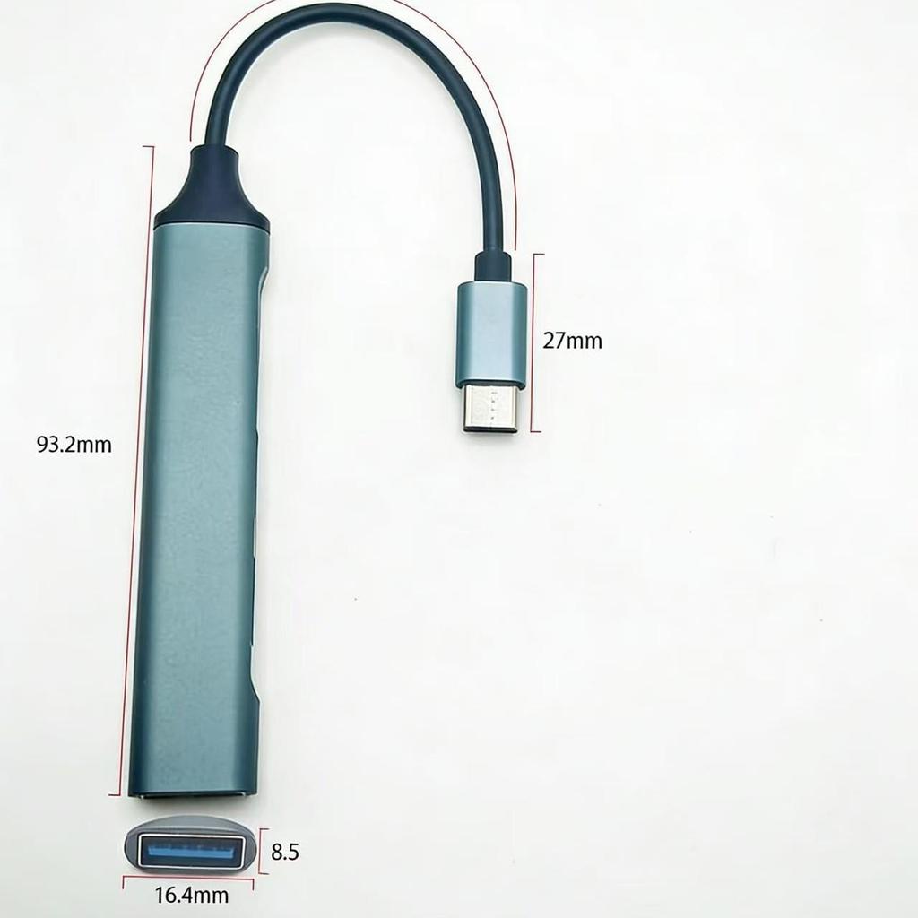 USB-C Hub with 4 Ports, Hot-Selling 2.0 Expander Dock