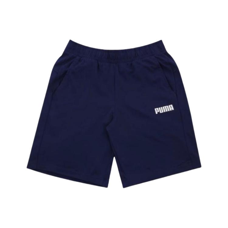 Puma Letter Print Casual Shorts Men Shorts Blue 855281-03