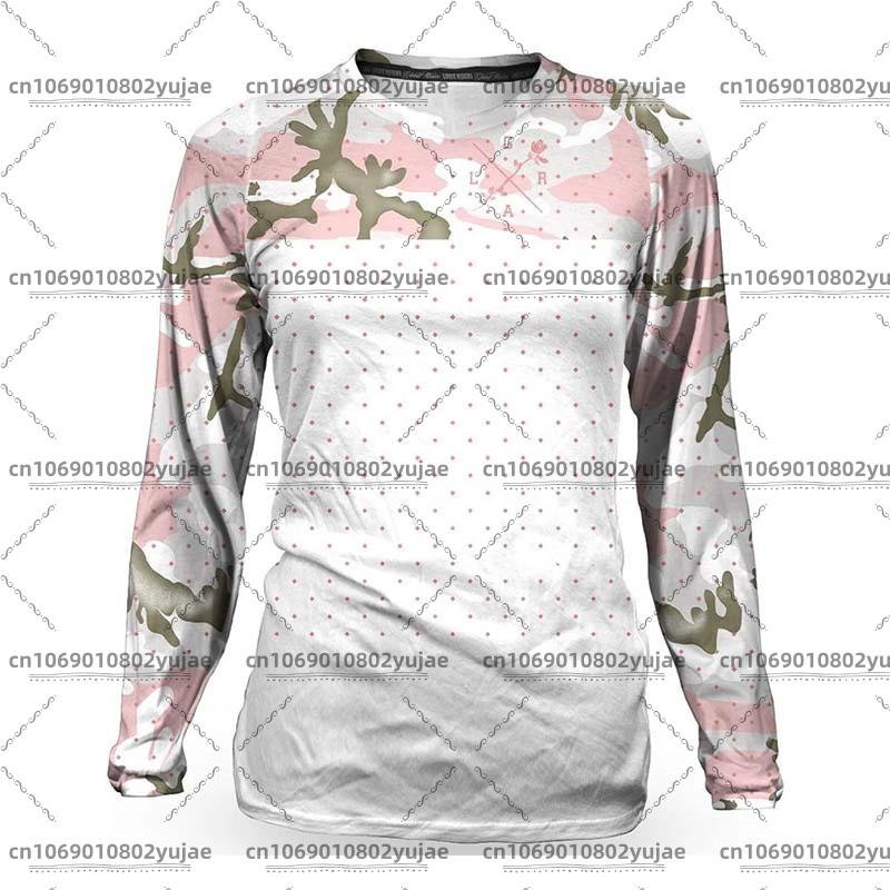 Women's MTB Jerseys Loose Rider Mtb Shirt BMX Mountain Bike Jersey DH Motocross Downh Long Sleeve T-shirt