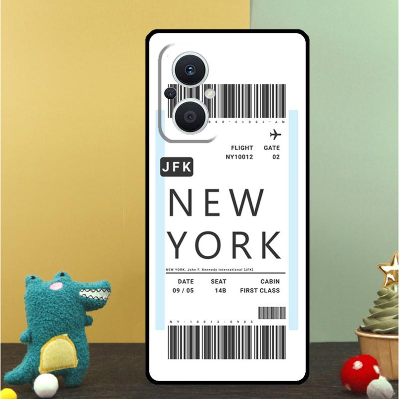 New York City Case For OPPO Reno 15F 13F 14F 12 11 F 10 14 15 Pro 7 8 Lite OPPO Find X9 X8 X6 X5 Pro Cover