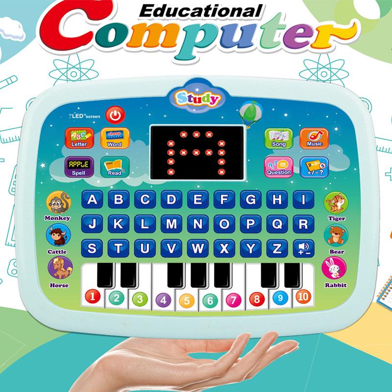 Multifunctional Children's English Learning Tablet with Smart LED Display