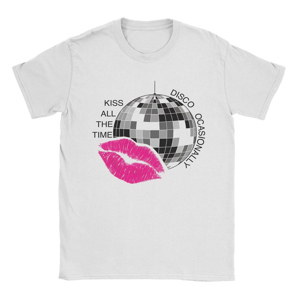 Unisex Unisex Kiss All The Time Disco T Shirts Harrys Music Styles 100 Cotton Clothes Vintage Short Sleeve Tees Gift Idea TShirts
