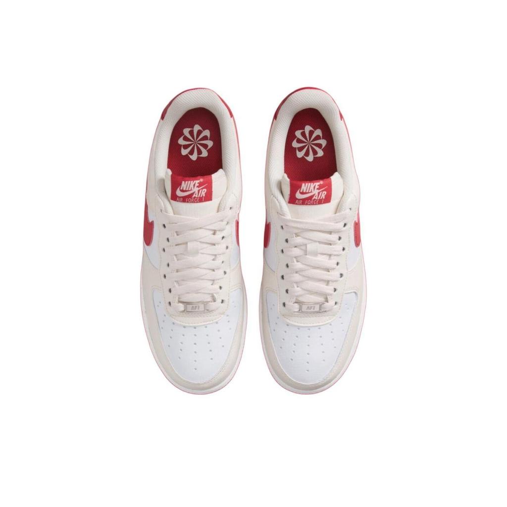 Nike Air Force 1 07 Next Nature Blady Kość Słoniowa Uniwersytecki Czerwony Damskie Sneakersy Kremowy Żagiel DC9486-109