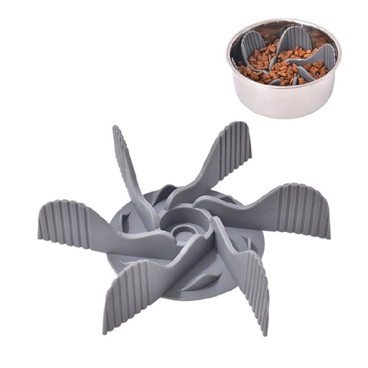 Slow Feeder Bowl Insert  Slow Eating Puzzle for Cat Dog Food Water Bowl Insert