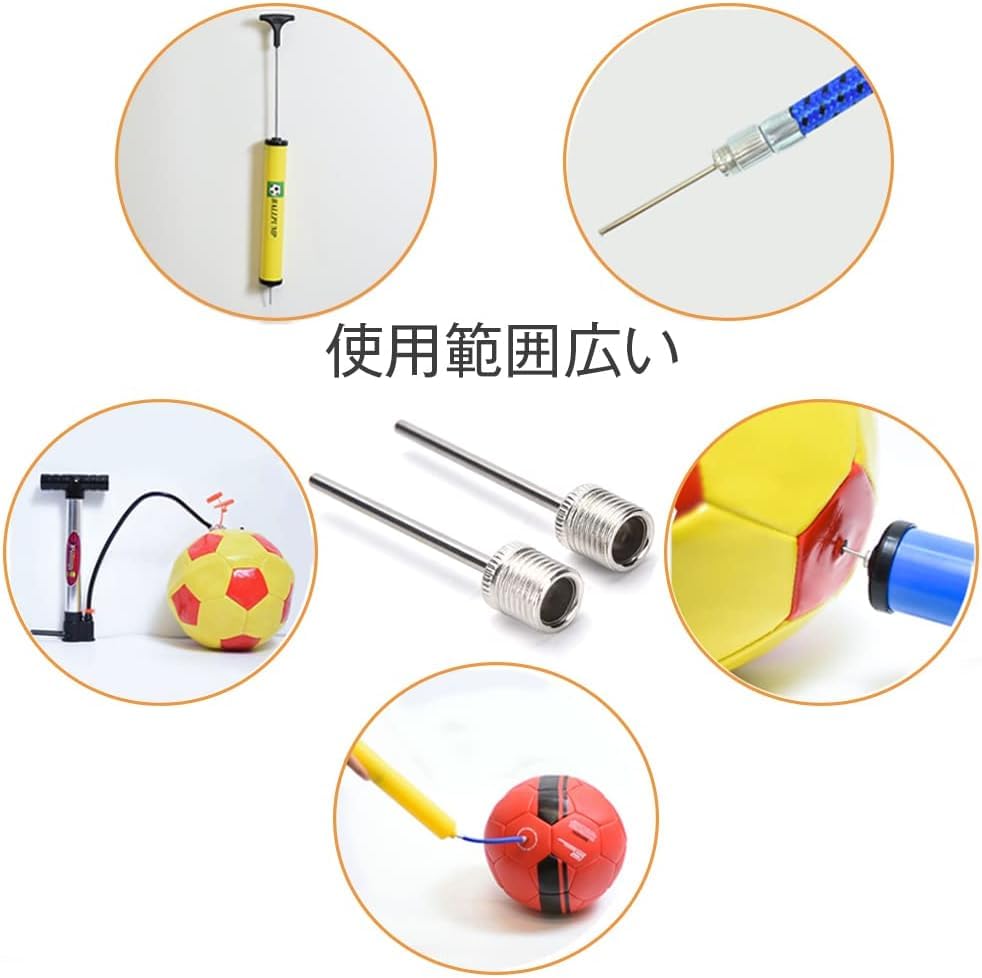 Ball Needle Air Pump Needle Replacement Needle Stainless Steel Air