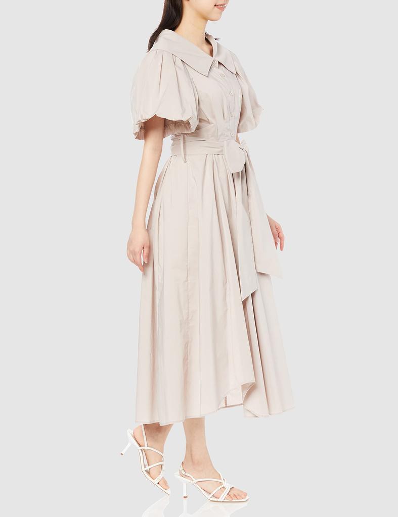 Snidel Volume Sleeve Shirt Dress SWFO231081 PBEG 1 Women's