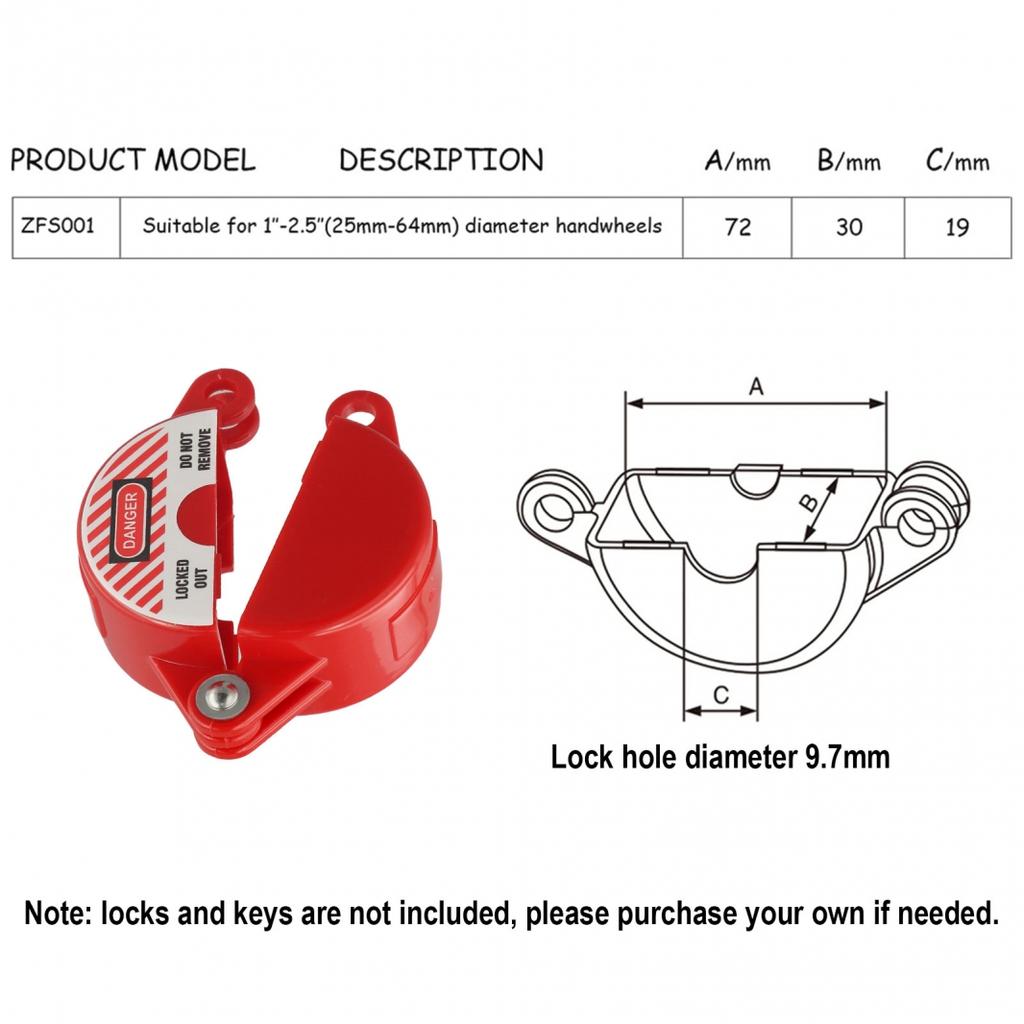Round Tank Gas Bottle Valve Lockout Ensuring Safety In Industrial Settings