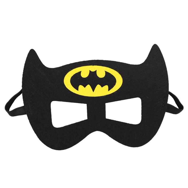 Măști de ochi din pâslă cu supereroi Marvel pentru Ziua Copilului: Omul Păianjen, Omul de Fier, Căpitanul America, Thor, Batman