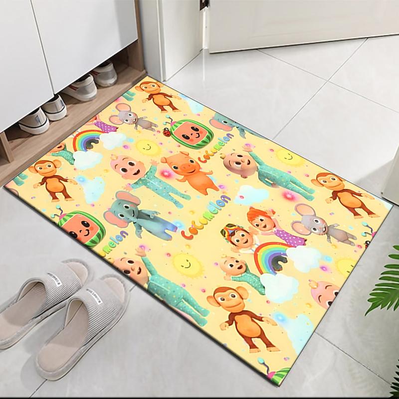 Cocomelon Printed Carpetrugfor Office Chair Living Room Bedroom Kitchen Room Decor Gifts