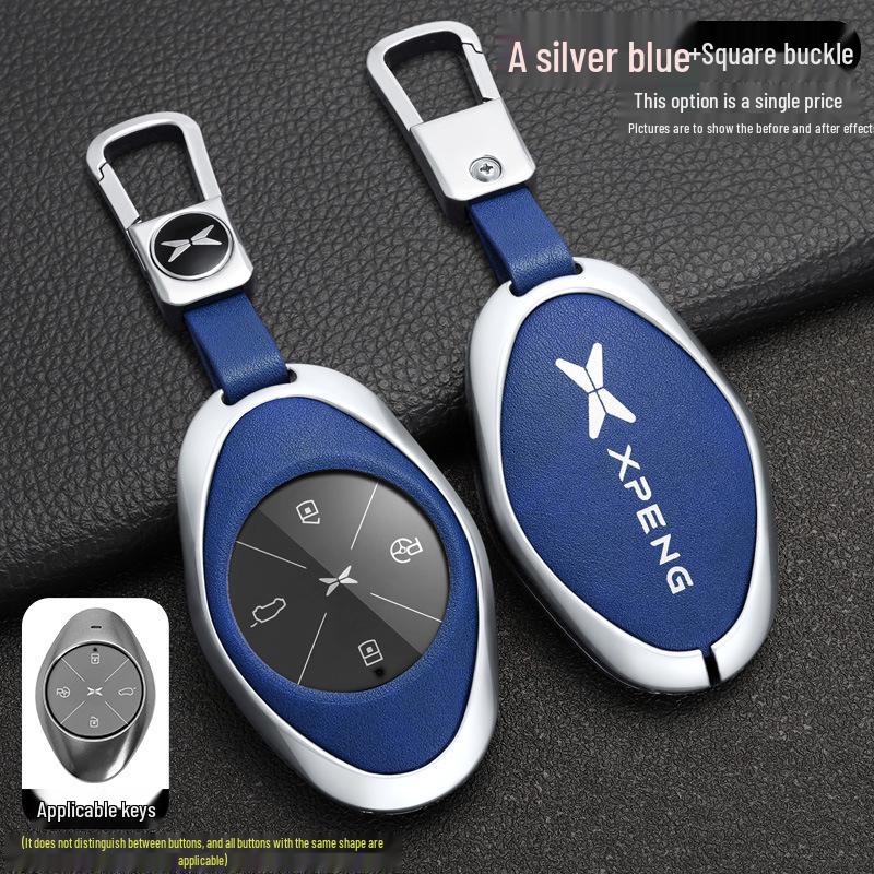 Xpeng P7/G3i Car Key Shell & Case: 2021/2022 Metal Key Holder
