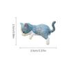 Zibeem Little Cat Figurine, Cat Figurine | Cat Figurine 4X Cute Little Sleeping Cat