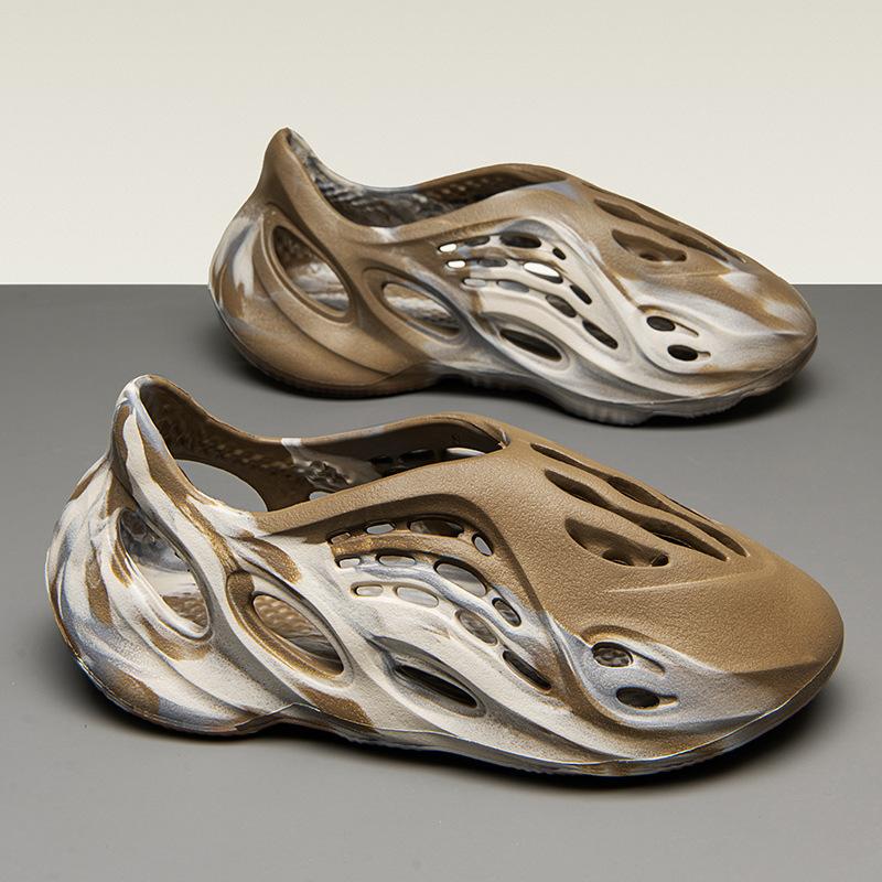 

Новый стиль обуви, Crocs, Дышащие, Пляжные противоскользящие и дезодорирующие шлепанцы 47