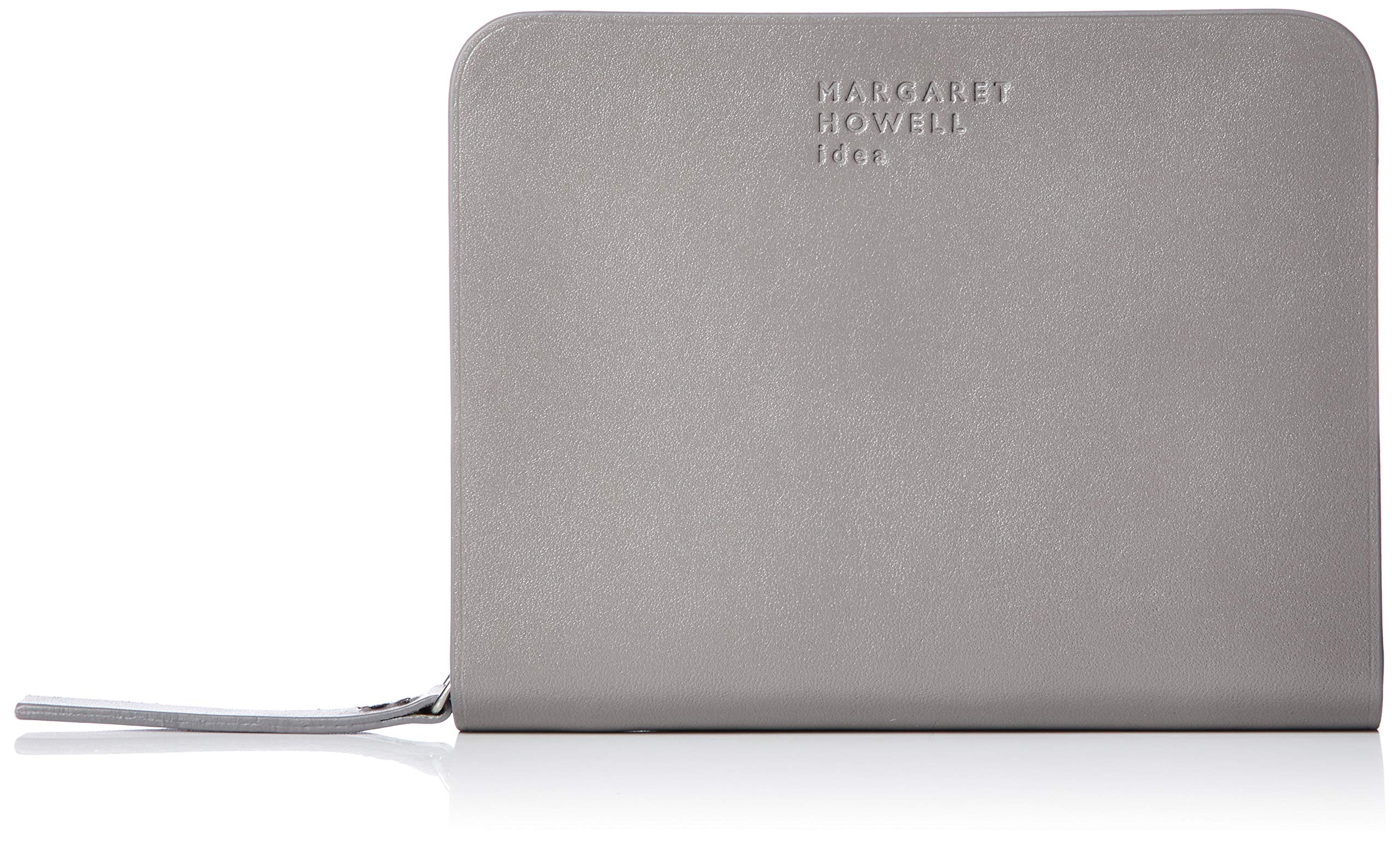 Margaret Howell Idea Складной кошелек Benjamin, Коровья кожа, Бесшовная конструкция, MHLW8JS1, Женский, Серый