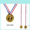 Children Plastic Gold Silver And Bronze Medal With Hanging Ropes For Sports Events And Party Gifts