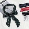 Long Bag Ribbons Wave Point Headbands Fashion Head Scarf  for Women