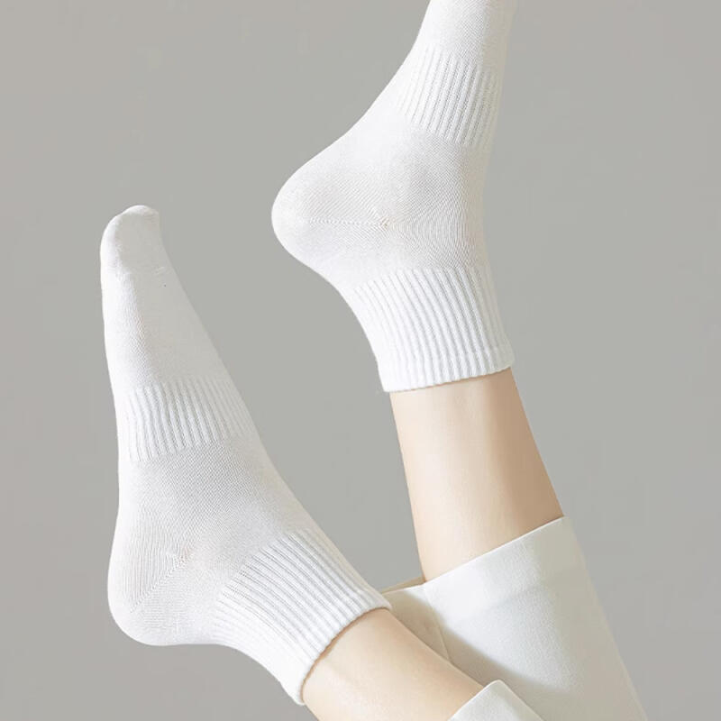 Haruyang Women's Anti-odor Basic Cotton Socks 7-Pair Set