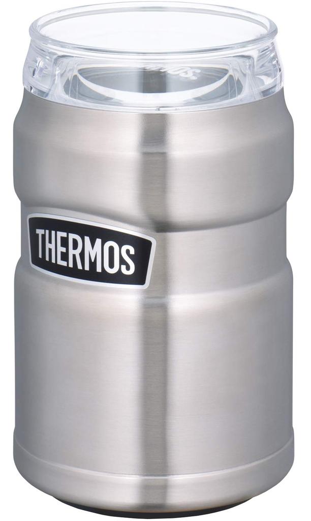 Thermos Outdoor Series Insulated Can Holder for 350ml Stainless S Cans, 2-Way Type, Steel, ROD-002