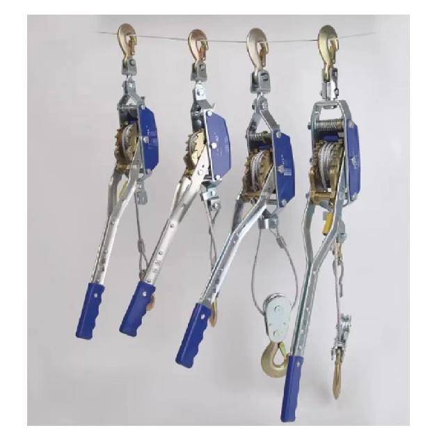 1T-2T Japanese style ratchet cable puller hand steel wire rope winch puller pulling wire grip Industrial grade webbing sling.