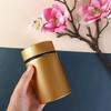 Metal Mini Small Sealed Portable Tea Can for Loose Dry Tea Leaves Tea Container Tea Tin