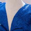 Kids' Sequin Puff Sleeve Princess Dress with Mesh Skirt for Birthday Parties