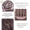 Schwarze kurze Perücke Cos Japanischer Anime Cosplay Perücke 38cm Cooles Sissy Stirnband Perücken Punk Hochwertige synthetische Perücken