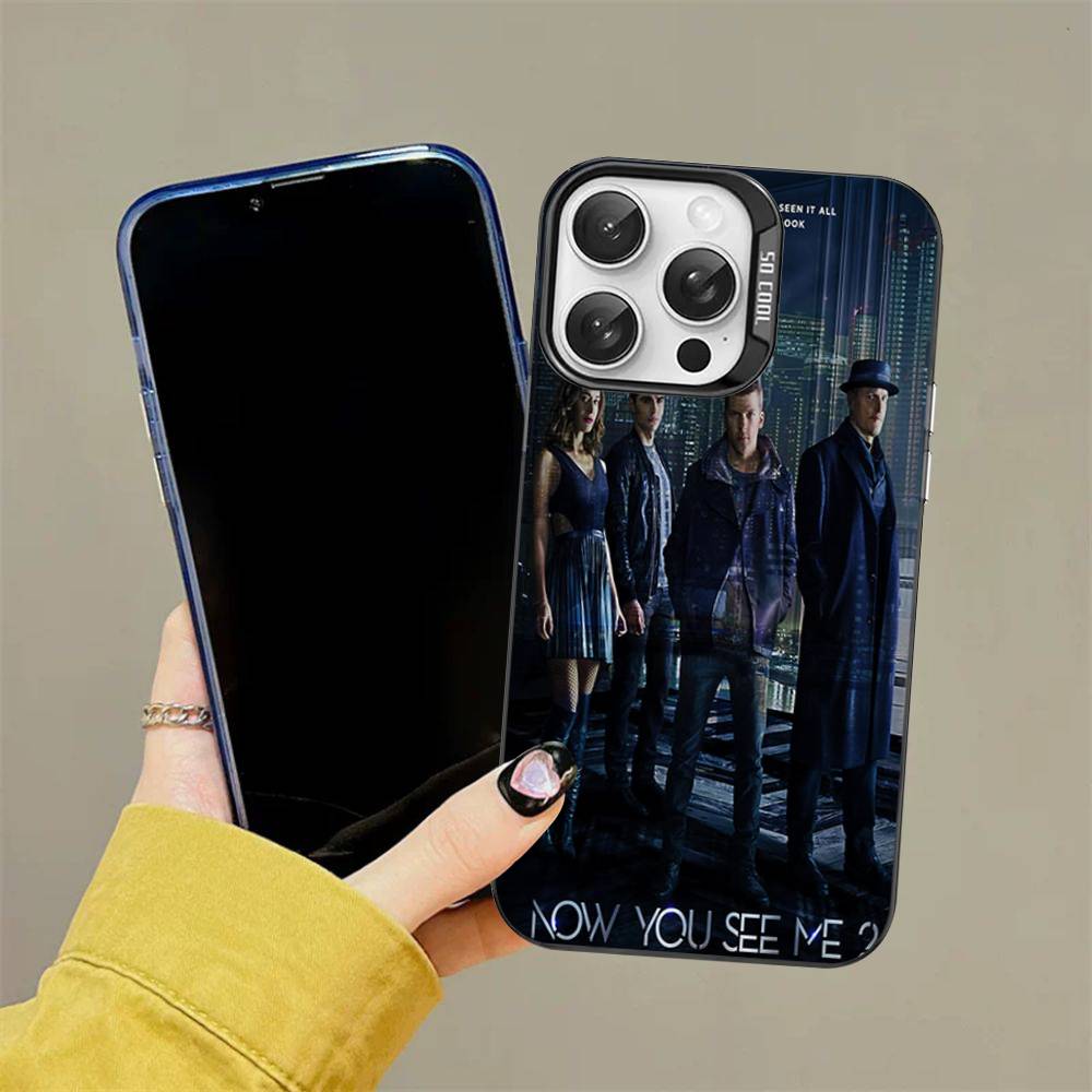 Film N-Now You See Me Handyhülle für iPhone 17 16 Plus Pro Max 15 14 13 12 11 Matt Bunte Hüllen