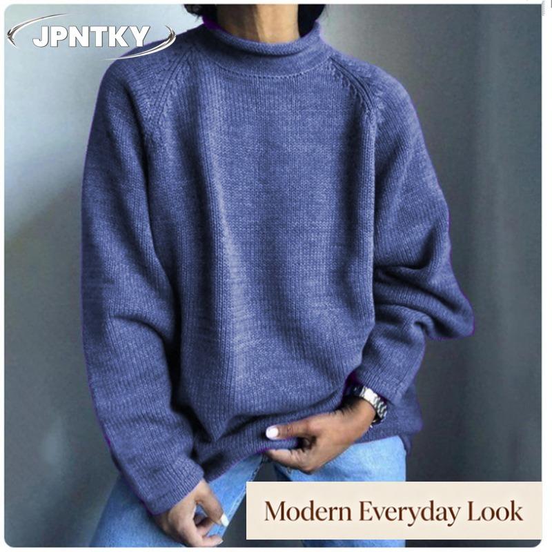 JPNTKY Women's Fashion Casual Long Sleeve O-Neck Hoodies & Sweatshirts
