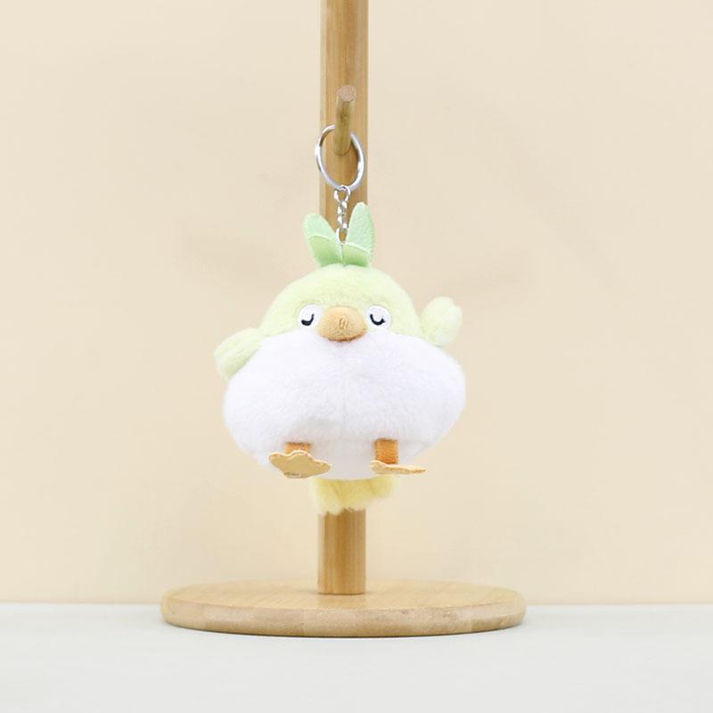 

Delightful Bird Cartoon Plush Doll Keychain Perfect For Bags Key Accessories Available In Four Beautiful Colors Green Bird