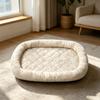 Plush Cat Bed Soft Small Dog Cushion Bed Washable Non-slip Pet Sleeping Pad for Indoor Cats Kittens Small Dogs