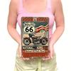 Vintage Iron 2D Flat Metal Poster 8x12 Inch Wall Decor for Garage
