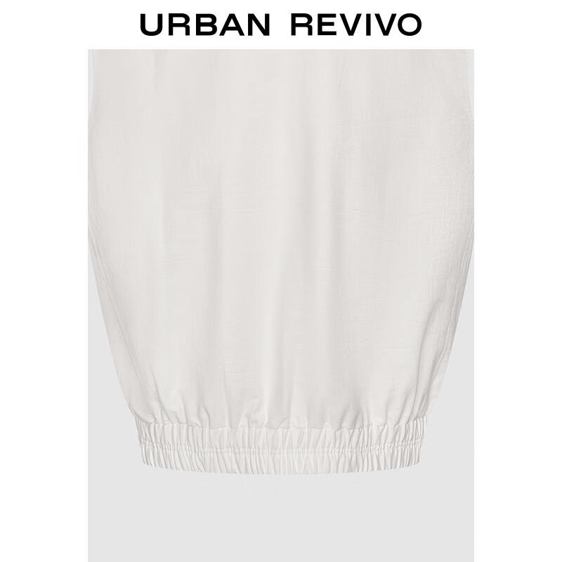 UR Women's Simple Fashion Button-Front Stand Collar Sleeveless Vest