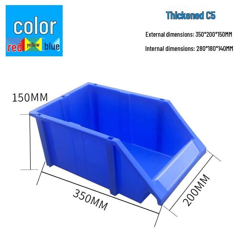 Slanted Mouth Plastic Storage Box for Screws and Tools – Classified Component Shelf