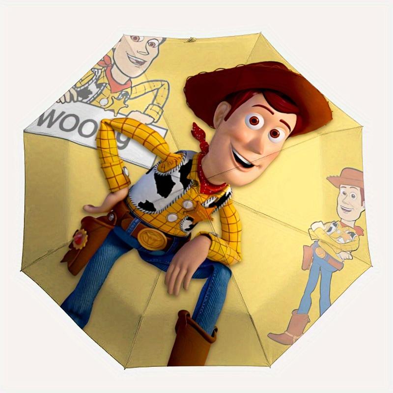 

1pc Toy Story Woody Home Essential Cute Cartoon Umbrella, Portable Folding Umbrella with Durable Iron Frame 8 Ribs, a0821018