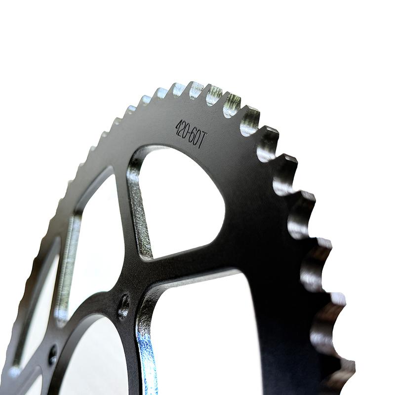 Motorcycle 420 Chain Rear Sprocket 51T 53T 57T 60T 76mm For 50cc 70cc 90cc 110cc 125cc 250cc Pit Dirt Bike ATV Quad Bike Go Kart