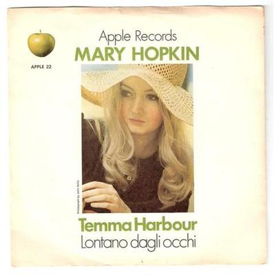 7inch Record MARY HOPKIN - Temma Harbour APPLE22 Apple Records 1970 UK Pop Used