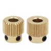 Brass Gear Rotable Extruder Wheel Universal Portable Drive Gear Resuable Brass Fitting 40