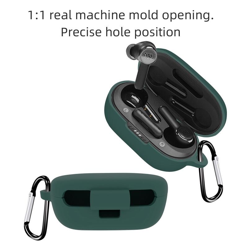Silicone Earphone for Case Protective for Shell with Keychain forJBL QUANTUMHeadphone Washable Silicone Cases