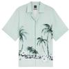 Boss Mens Patterned Short-Sleeved Shirt